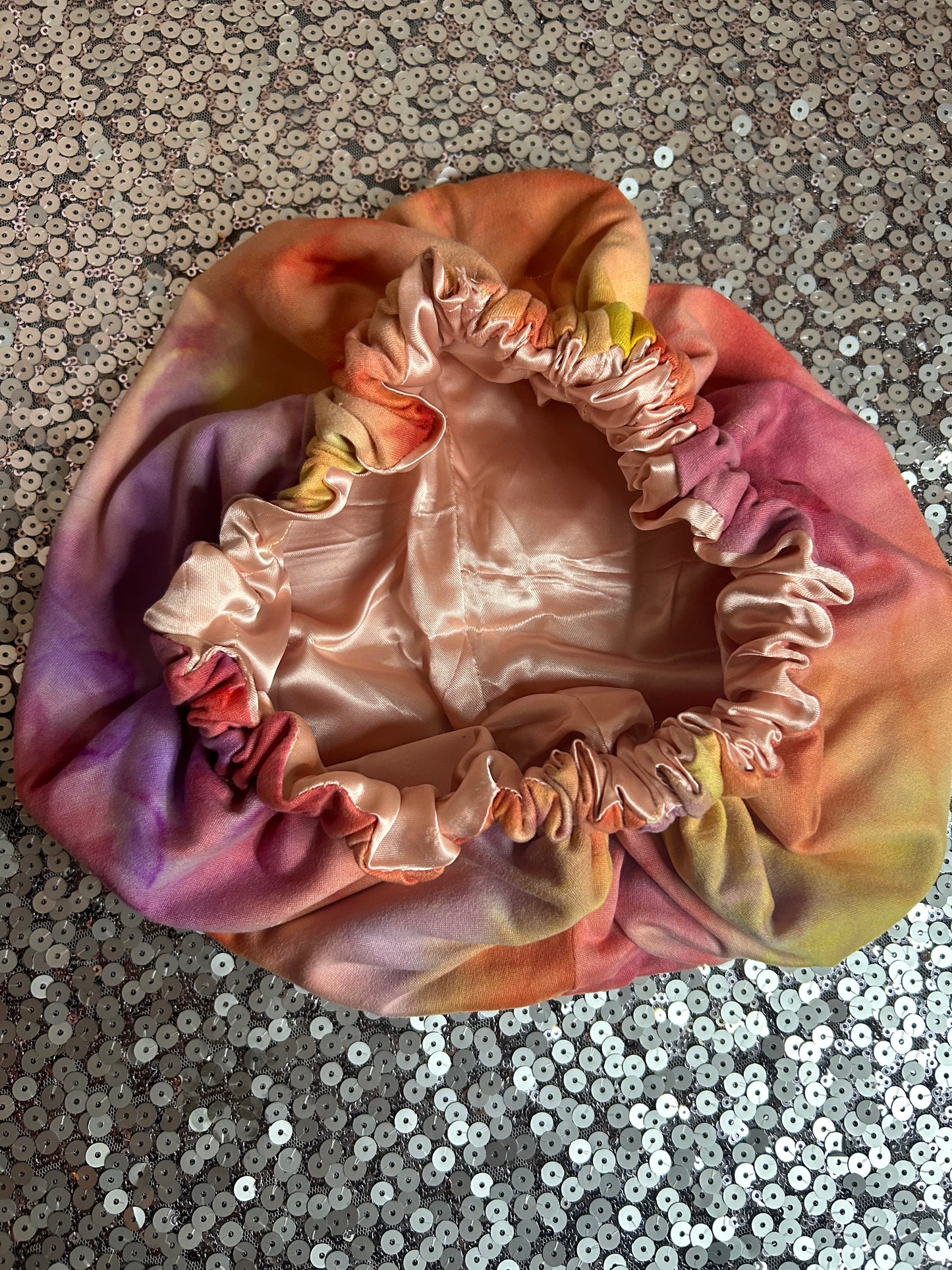 Satin hippie bonnet