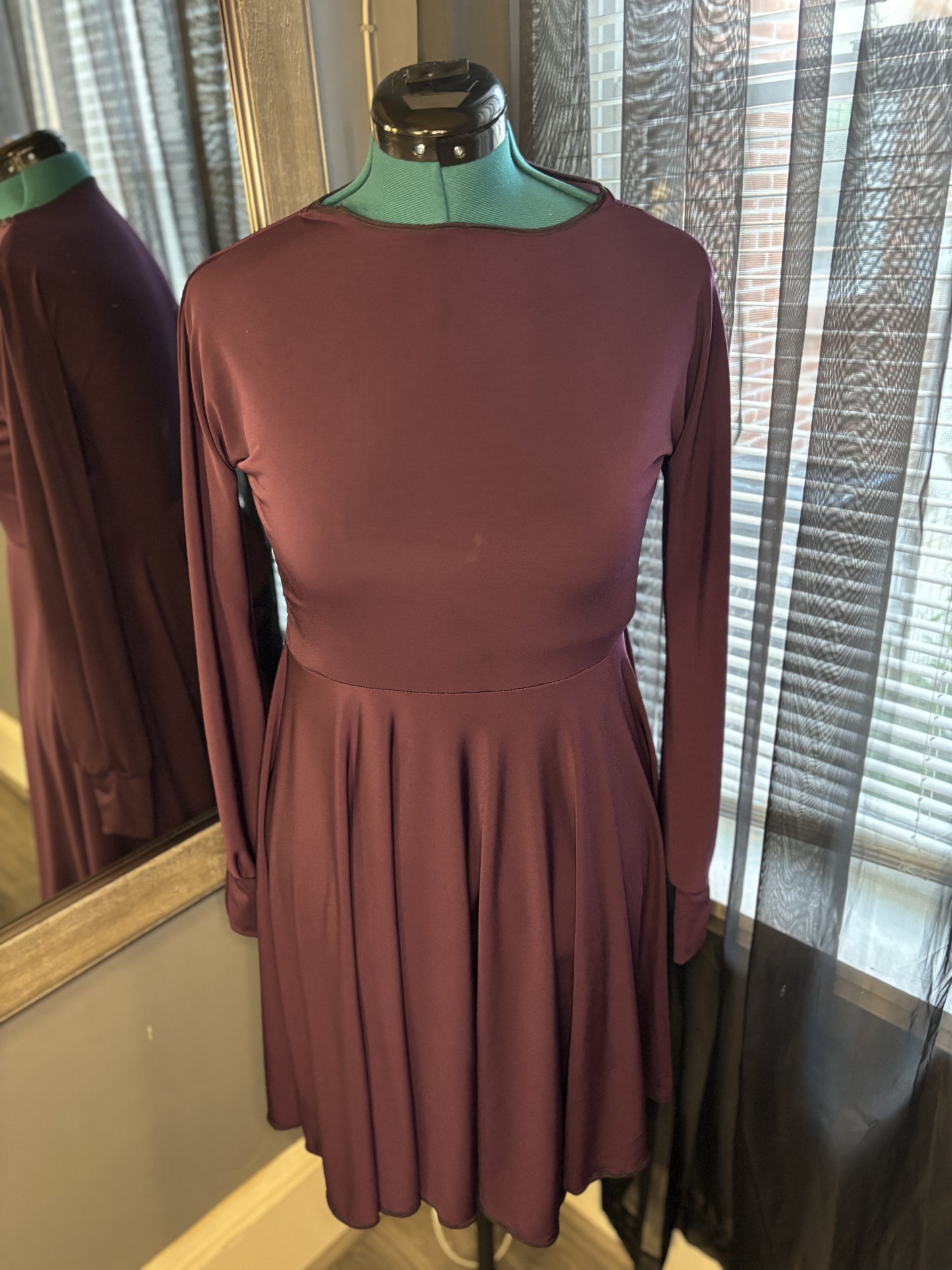 Purple Semi Swing Tunic